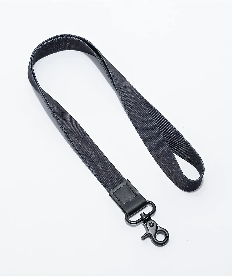 Thread Basic Black Lanyard