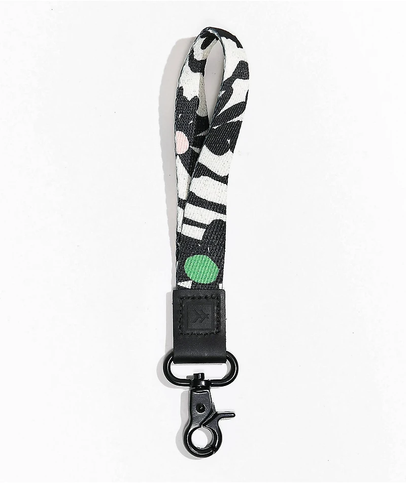 Thread Bells White Wrist Lanyard