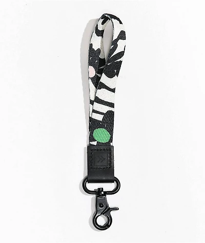 Thread Bells White Wrist Lanyard