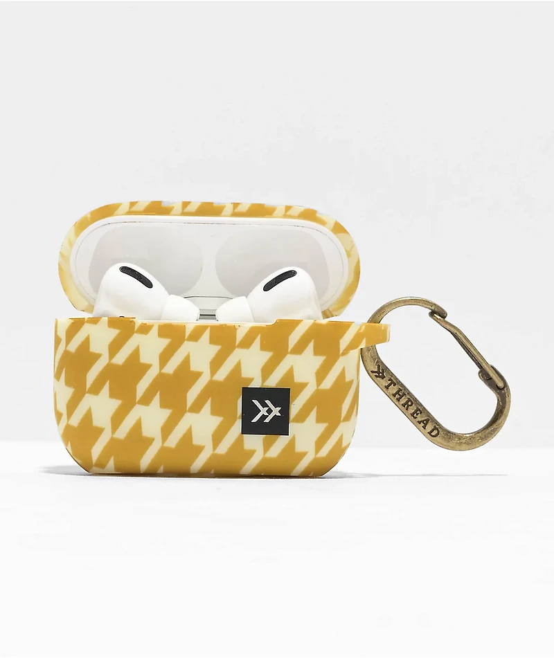 Thread Houndstooth Yellow & White AirPod Pro Case