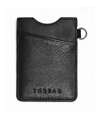 Thread Vertical Black Cardholder Wallet