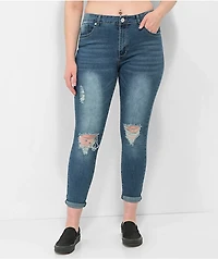 Thrill Jeans High Rise Blue Skinny