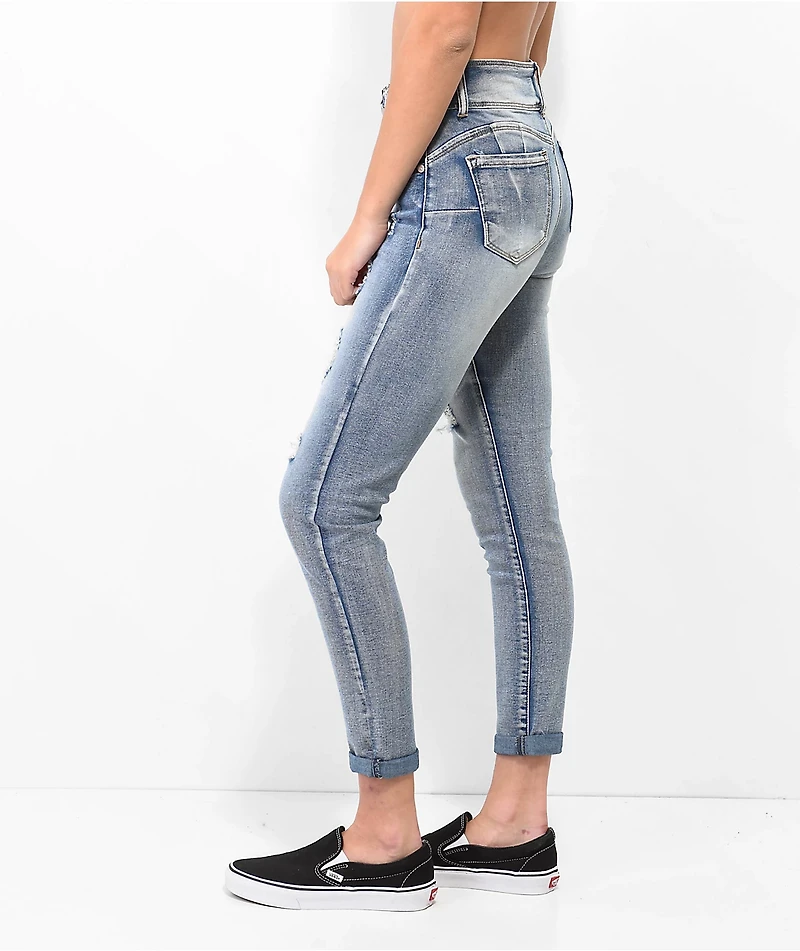 Thrill Jeans High Rise Indigo Skinny
