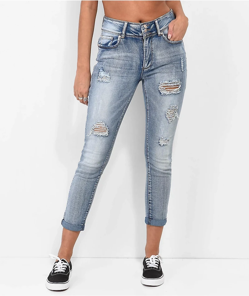 Thrill Jeans High Rise Indigo Skinny