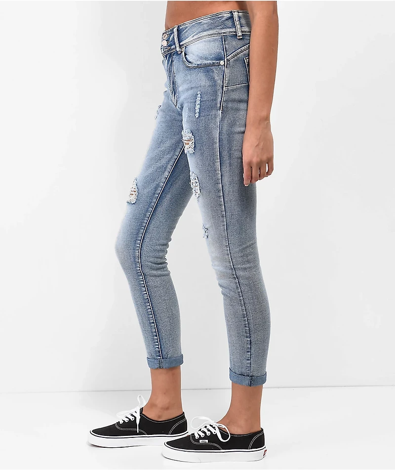 Thrill Jeans High Rise Indigo Skinny