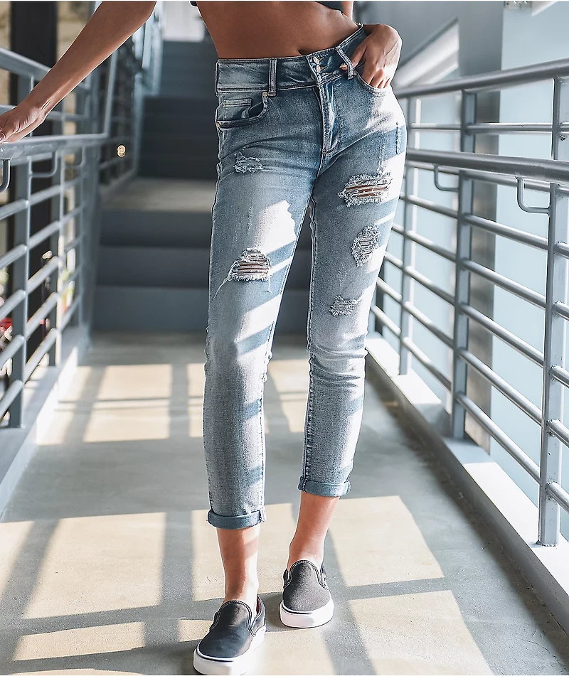 Thrill Jeans High Rise Indigo Skinny