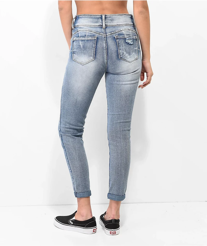 Thrill Jeans High Rise Indigo Skinny