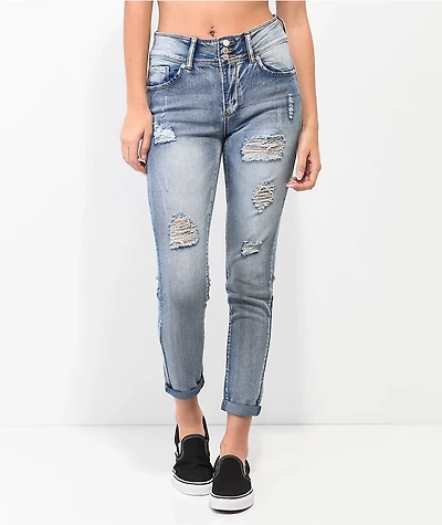 Thrill Jeans High Rise Indigo Skinny