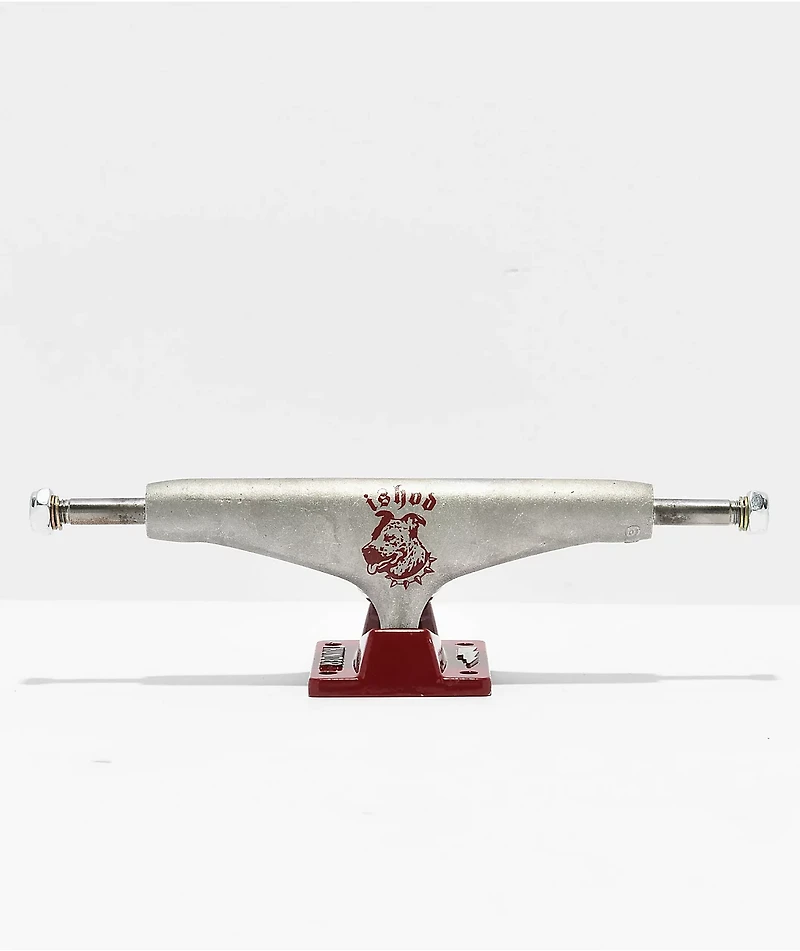 Thunder Ishod Dawg Hollows Raw Silver & Red 149 Skateboard Truck