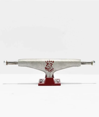 Thunder Ishod Dawg Hollows Raw Silver & Red 149 Skateboard Truck