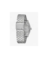 Time Teller Fisheye Silver & Black Analog Watch