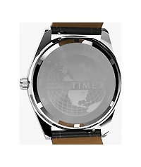 Timex Vega Reissue Black Crocodile & Red Analog Watch