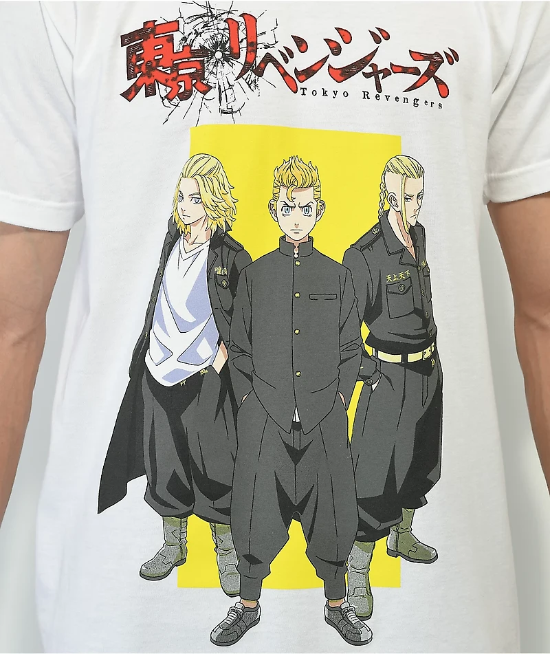 Tokyo Revengers Manji Gang White T-Shirt