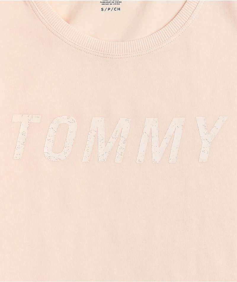 Tommy Hilfiger Oversized Pink T-Shirt