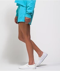 Tommy Hilfiger Roll Down Scuba Blue Wash Sweat Shorts