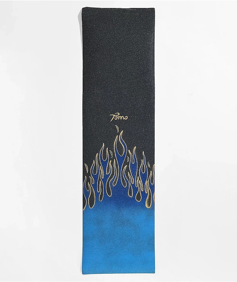 Tomo Flame Tail Blue Grip Tape