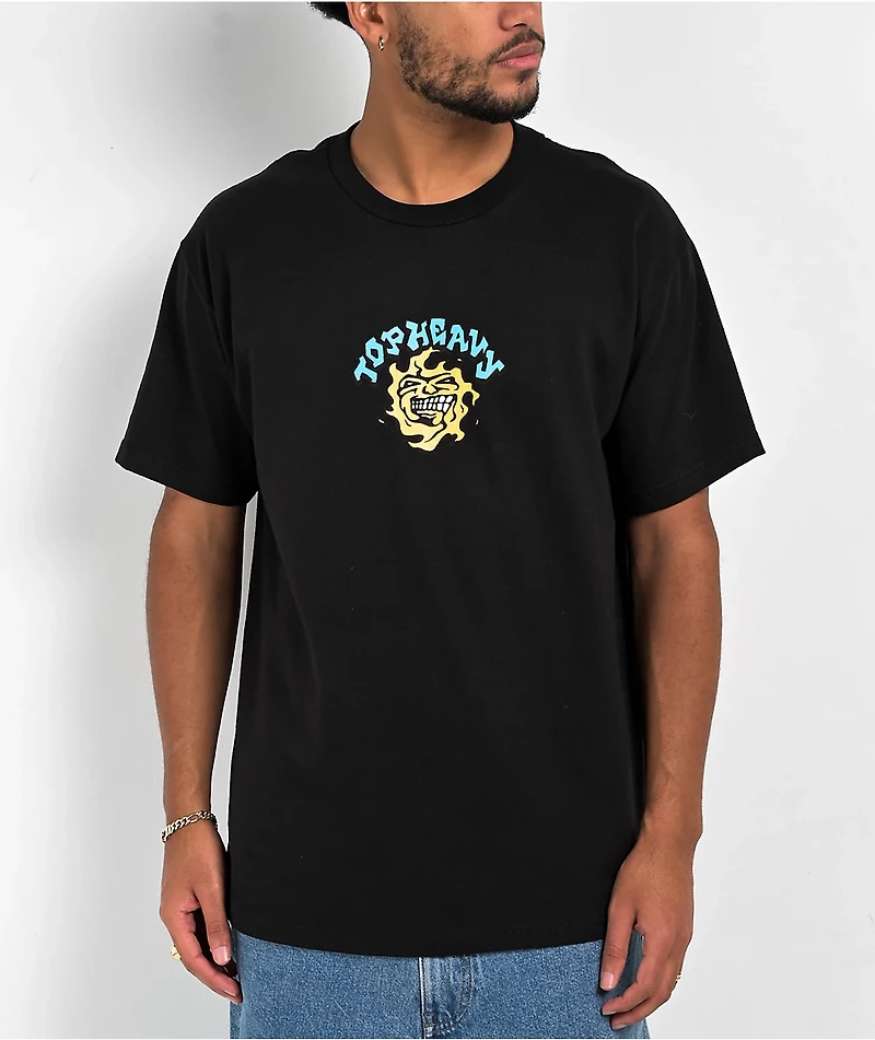 Top Heavy Blaze Black T-Shirt