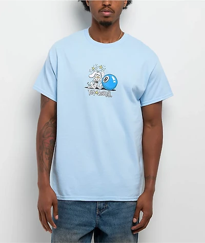 Top Heavy Dog Daze Light Blue T-Shirt