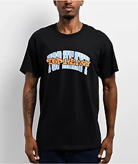 Top Heavy Double Up Black T-Shirt