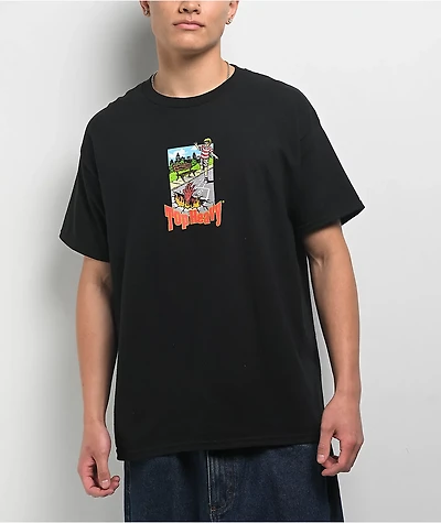 Top Heavy Hopscotch Black T-Shirt
