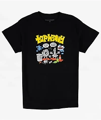 Top Heavy Screwed Black T-Shirt