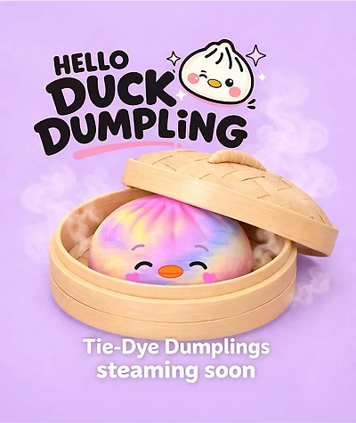 Top Trenz Hello Duck Dumpling Tie Dye Edition Stress Toy