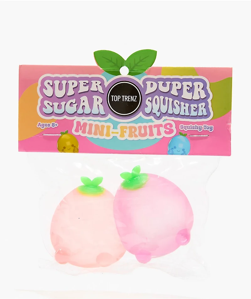 Top Trenz Sugar Squisher Fruit Stress Toy