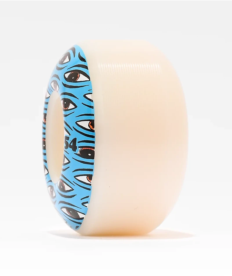 Toy Machine All Seeing 54mm 99a White Skateboard Wheels