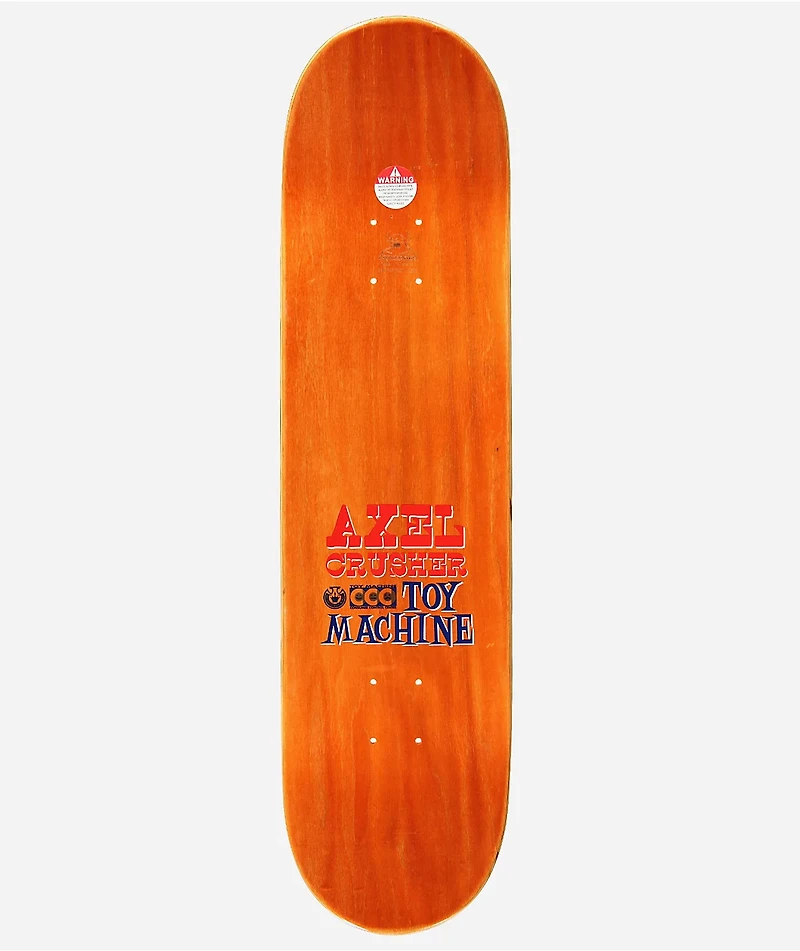 Toy Machine Axel Mind Control 8.25" Skateboard Deck