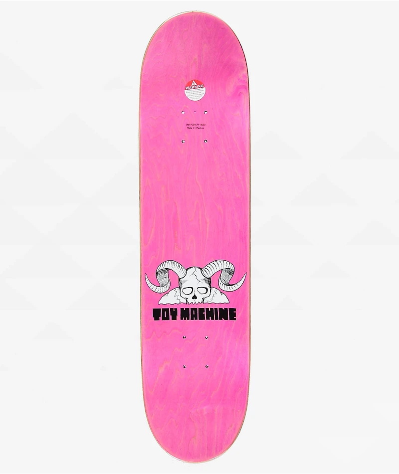 Toy Machine Blue Horns 8.0" Skateboard Deck