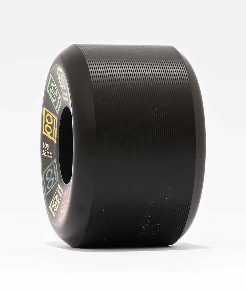 Toy Machine Bolts 58mm 97a Black Skateboard Wheels