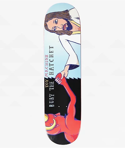 Toy Machine Bury The Hatchet 8.0" Twin Skateboard Deck