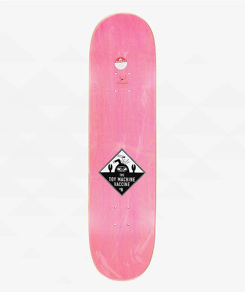 Toy Machine CJ Collins Bars 8.13" Skateboard Deck