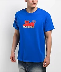 Toy Machine Devil Cat Blue T-Shirt
