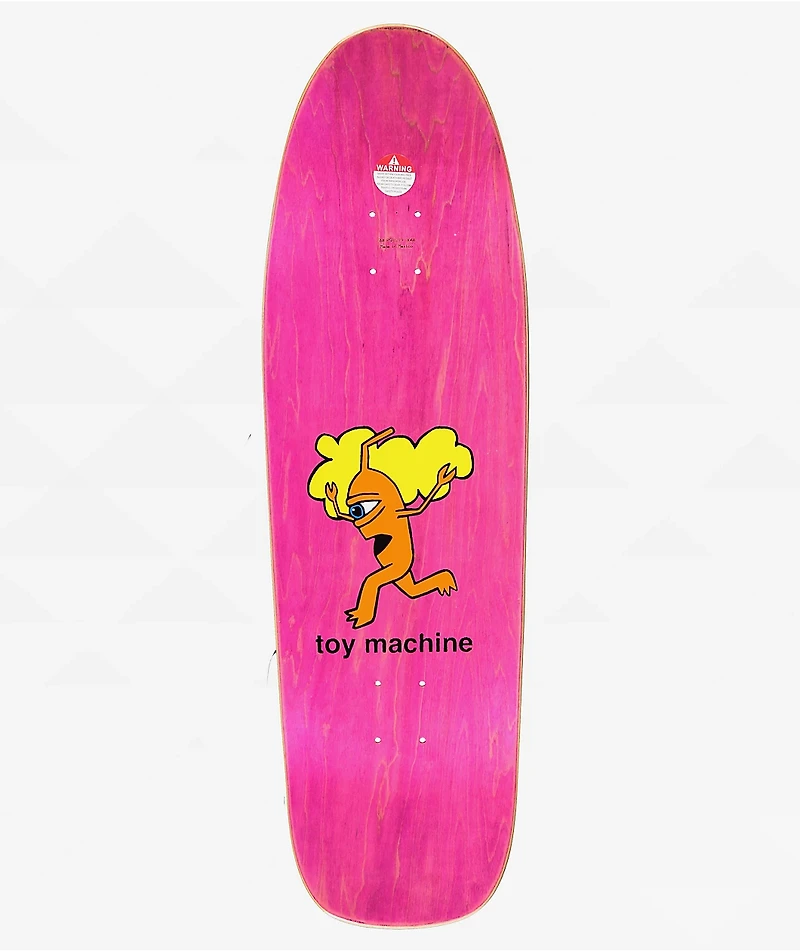 Toy Machine Ed Templeton Early Sect 9.5" Skateboard Deck