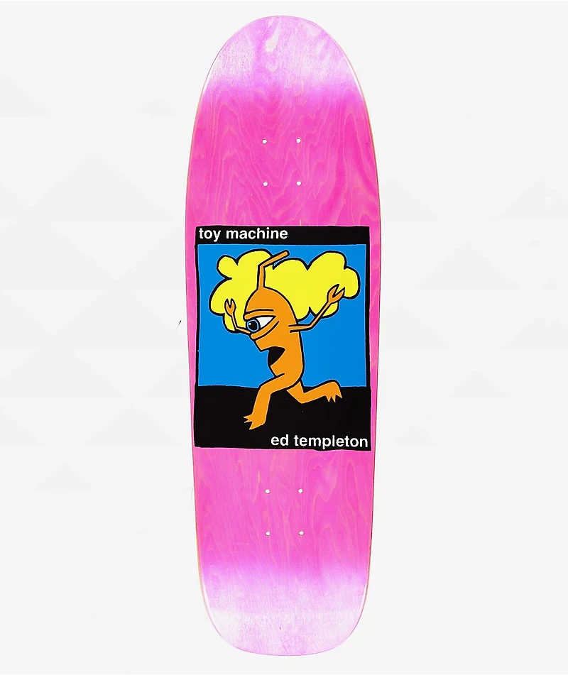 Toy Machine Ed Templeton Early Sect 9.5" Skateboard Deck