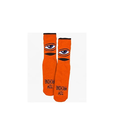 Toy Machine Kids Sect Eye Orange Crew Socks