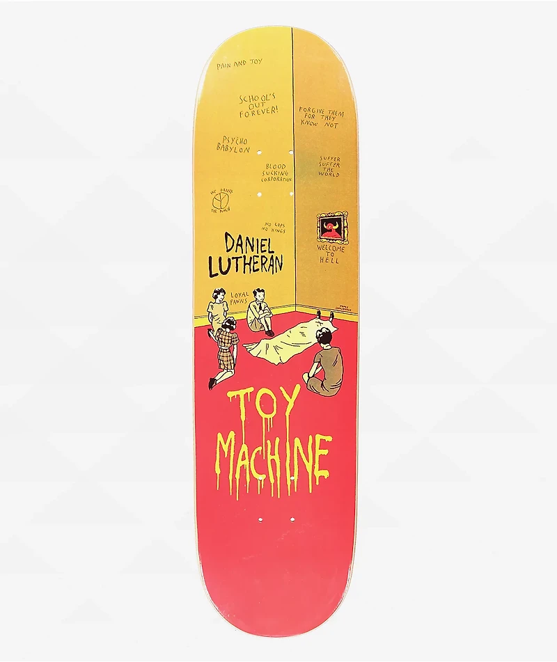 Toy Machine Lutheran Pyscho Babylon 8.5" Skateboard Deck
