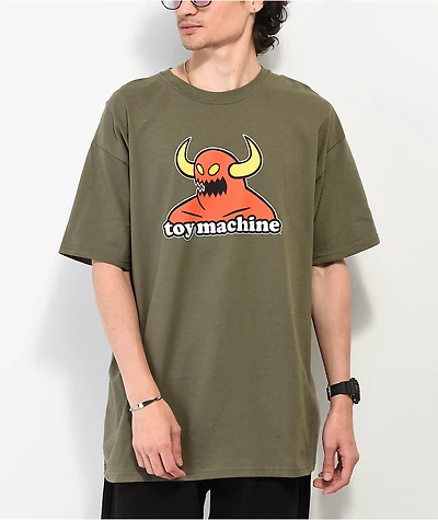 Toy Machine Monster Olive T-Shirt