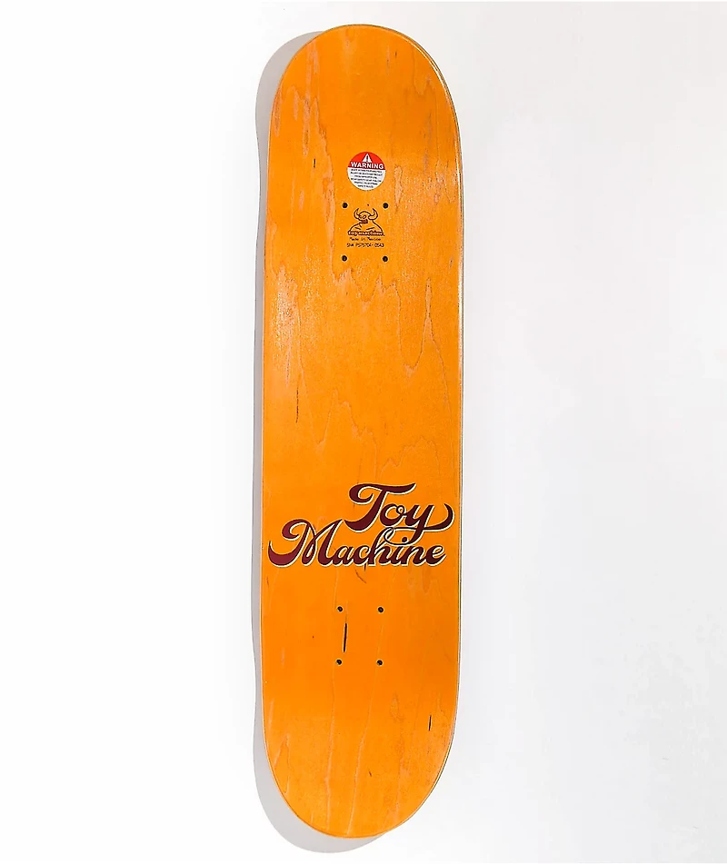 Toy Machine Pattern Logo 8.0" Skateboard Deck