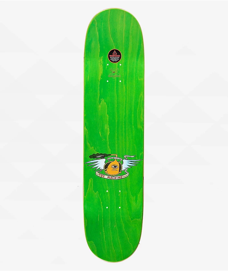 Toy Machine Pizza Section 7.75" Skateboard Deck