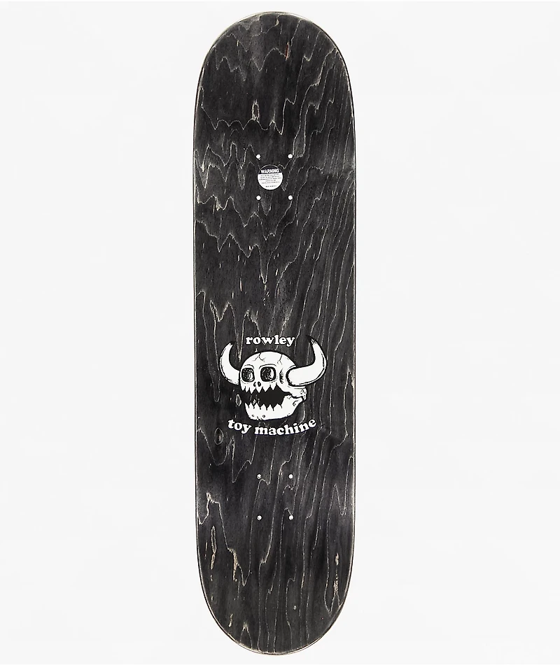 Toy Machine Rowley Skulls 8.25" Skateboard Deck