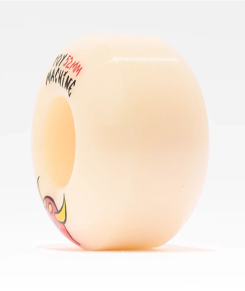 Toy Machine Sketchy Monster 52mm 99a White Skateboard Wheels