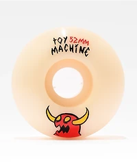 Toy Machine Sketchy Monster 52mm 99a White Skateboard Wheels