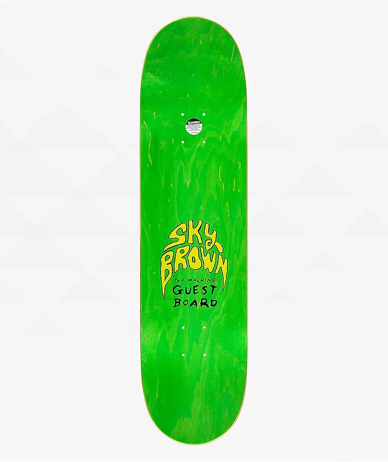 Toy Machine Sky Brown Guest 8.25" Skateboard Deck