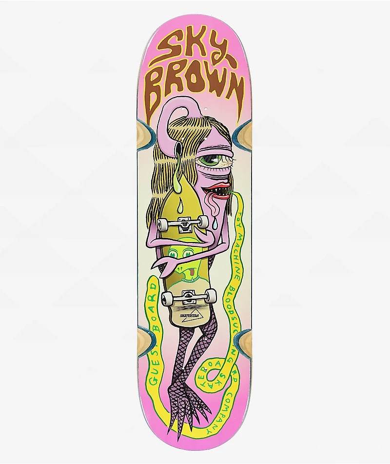 Toy Machine Sky Brown Guest 8.25" Skateboard Deck