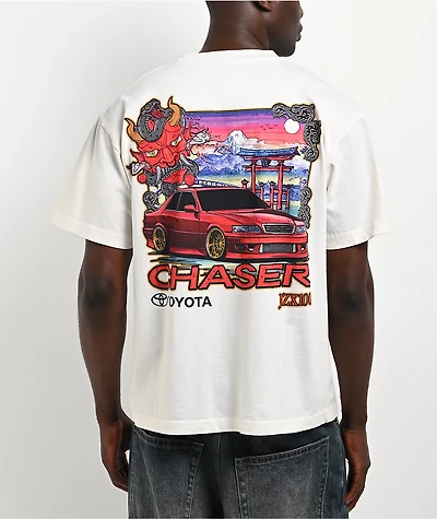 Toyota Chaser Sunset White T-Shirt