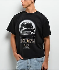 Toyota Royal Crown Black Wash Boxy T-Shirt