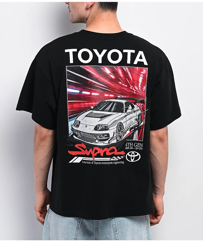 Toyota Supra MK4 Black T-Shirt