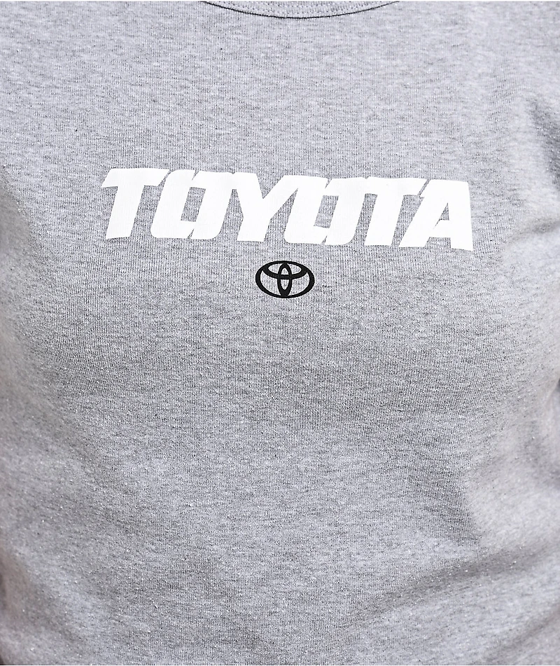 Toyota x Ninth Hall The Thrill Grey Crop T-Shirt
